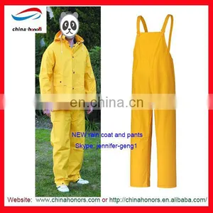 NEW Design Blue Rain Coat Fashion for Women Pvc Rain Coat and Pants in Dubai Uae Pvc Rain Suit in Dubai thumbnail-1