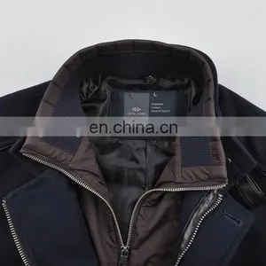 2015 Lastest Fashion Mens Double Brest Handsome Thick Wool Garment thumbnail-4