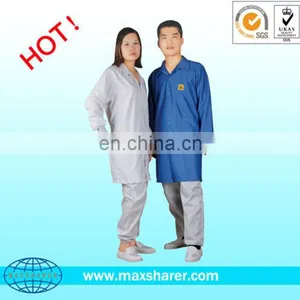 Wholesale Customized Logo Esd Antistatic Cleanroom Working Smock Uniform thumbnail-4
