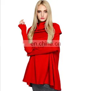 Hot New Retail Products Women Wear High Necked Sweater Made in China thumbnail-6