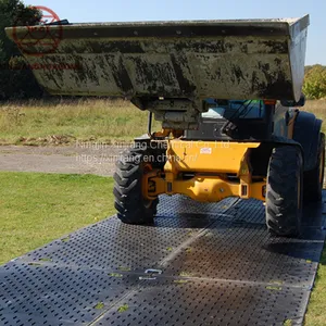 UPE Anti-slip Heavy Equipment Mud Mats / Ground Protection Mat / Temporary Road Mat thumbnail-5