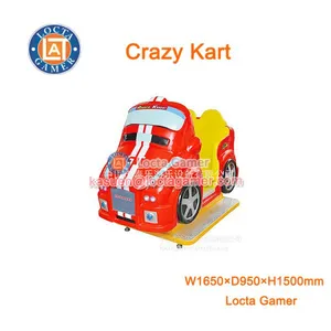 Zhongshan Amusement Kiddie Rides for Kids Coin Operated Crazy Kart thumbnail-1
