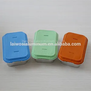Takeaway Rectangular Disposable Aluminum Foil Airline Food Container/tray thumbnail-4
