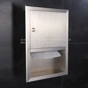 Energy Saving Save Space Single Fold Paper Towel Dispenser thumbnail-1