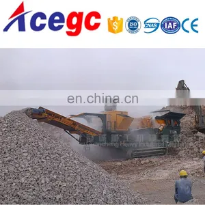 Construction Buildings Waste Recycling Plant Mobile Crushing and Classifying Station Into Stone,gravel,sand thumbnail-2