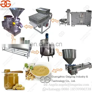 Stable Working Full Automatic Tahini Sesame Peanut Paste Making Machine Nut Grinding Equipment Groundnut Butter Production Plant thumbnail-2