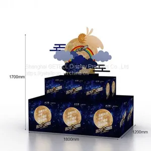Attractive Structure 2 Layers Island Display for Chocolate or Food thumbnail-1
