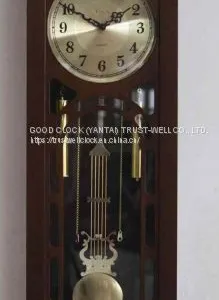 Large Size Wooden Pendulum Wall Clocks thumbnail-4
