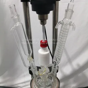 2L Overhead Stir Laoratory Glass Reactor thumbnail-4