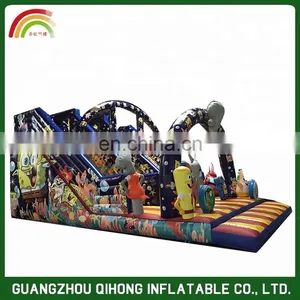 Best Price Funny Commercial Inflatable Water Park Amusement Park Rides Slip Slide for Adult thumbnail-5