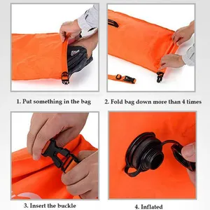 Outdoor Portable Fast Inflatable Storage Bag With Buckle Inflatable Storage Bag for Diving Surfing and Swimming thumbnail-5