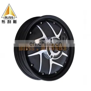 3000W 60-120V Permanent Magnet dc Electric Hub Motor Wheel 10 Inch Hub Motor Electric Motor Wheel Hub thumbnail-5