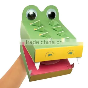 Make Your Own Paper Craft DIY Crocodile Animal Puppet Kit thumbnail-2