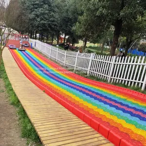High Quality Rainbow Dry Snow Slide Amusement Park Rides For Amument Park On Sale thumbnail-1