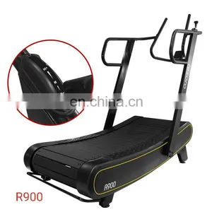 a Commercial Use Self-powered Manual Non-motorized Home Fitness Gym 200kg Weight Capacity Body Strong Woodway Curved Treadmill thumbnail-1