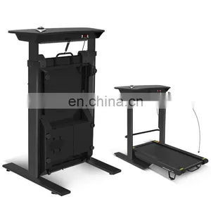New Folding Treadmill Desk for Home and Office Use With Mini Electric Lift Desktop Speed From 1-8km/h thumbnail-1