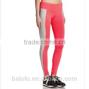Four Way Strethable 88% Nylon 12% Spandex Dry Fit Custom Yoga Tights thumbnail-1