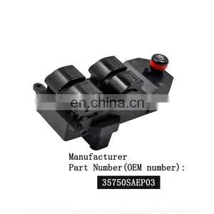 100001848 Best Price Car Power Window Switch 35750-SAE-P03 35750-S5A-A02-ZA For Honda CRV Civic 2001-2005 thumbnail-3