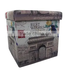 Modern Big Compartment Ottoman Storage thumbnail-4
