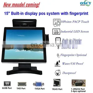 Terminal Point Sale 6 Digit Pin Offline All One Tablet System Built-in 8inch Customer Display Touch Screen Pos Machine thumbnail-2