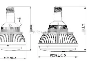 DLC Certificated AC Direct Without Driver Led High Bay Light thumbnail-2