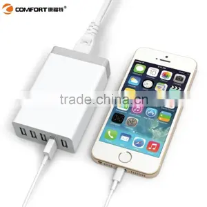 Long Standby Factory Direct Sale Wholesale Cheap Luxury 5 Multi-port USB Charger thumbnail-1