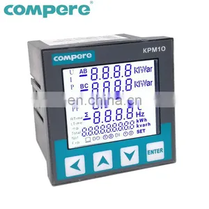 3 Phase Rs485 Modbus LCD Digital Panel Multifunction Electric Meter thumbnail-2