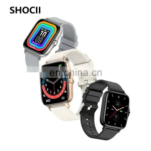 1.7 Inch HD Display Screen T42S Body Temperature Heart Rate Blood Pressure Sports Steps Drinking Reminder Function thumbnail-1