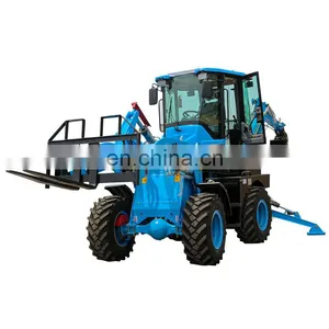 Construction Machinery MAP Wz28-20 China Small Backhoe Towable 4 Wheel Drive New Mini Backhoe Excavator Loader With Price thumbnail-1