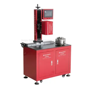 Flange Marking Engraving Machine Pneumatic Rotary Dot Peen Marking Machine thumbnail-3
