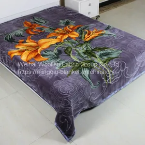Raschel Mink Polyester Blanket /Korean Cloudy Blanket thumbnail-3