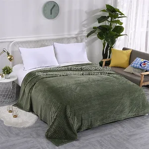 Super Soft 100%Polyester Solid Coral Fleece, Flannel Fleece Microfiber Throw Blanket thumbnail-5