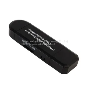 USB 2.0+MICRO USB Interface SD+MICRO SD Memory OTG Card Reader for Laptop Computer thumbnail-4