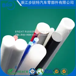 Ptfe Rod White Plastic Corrosion Resistant Chemical Resistant High Temperature Aging Ptfe Ptfe Extruded Rod thumbnail-1