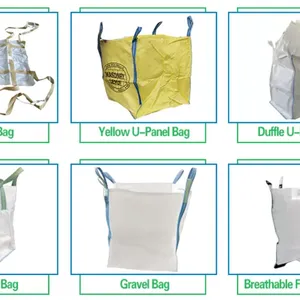 Crops Firewood Packaging Big Mesh Bags 1 Ton Breathable FIBC Super Sacks thumbnail-4