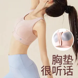 New Product Zip Front Sports Bra - High Impact Sports Bras for Women Plus Size Workout Fitness Running thumbnail-2