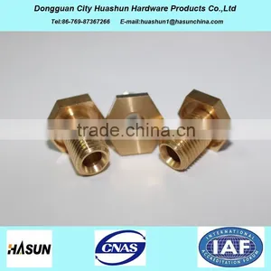 Brass Straight Pipe Fittings, Male Threaded Coupling , Quick Coupling Hose Connectors thumbnail-1