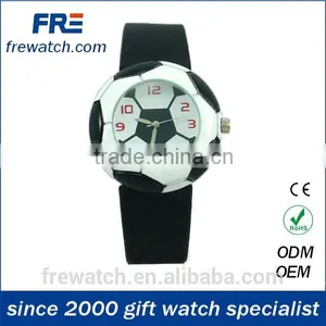 2015 New Fashion Football Shape Silicone Watch Fancy Football Watch With Alloy Case thumbnail-2