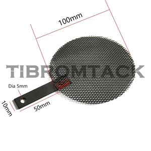 TIBROMTACK 1 Pcs Titanium Anode Mesh With MMO Ruthenium-Iridium Coating for Chlor-Alkali Industry or Swimming Pool Cleaning thumbnail-1