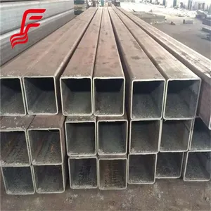 Q235 Square Metal Black Hot Rolled Rectangular Tube Erw Steel Square Tubes Hollow Section Carbon Ms Pipe thumbnail-3