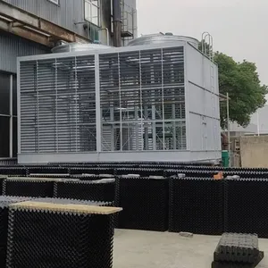 400-ton All-steel Cooling Tower, Square Cross-flow Type, Ultra-low Noise, Made of Magnesium-aluminum-zinc Coated Steel Plate thumbnail-3