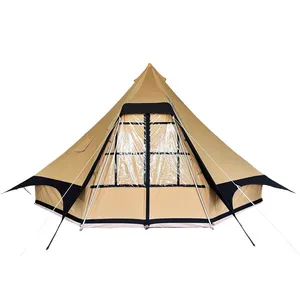Premium Aguja Tent - Waterproof Cotton Canvas 15㎡ Commercial Solution thumbnail-1
