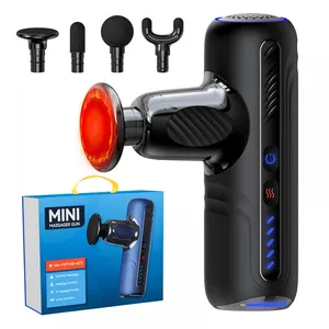 Factory Direct Professional Massage Gun High Power Brushless Motor 8 Massage Heads Portable Deep Tissue Percussion Fascia Gun For Athletes thumbnail-1