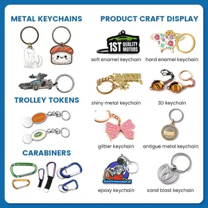 Support Customization Factory Bulk Alloy Metal Key Chains Souvenir Novelty Keyring Custom Souvenirs Gift thumbnail-3