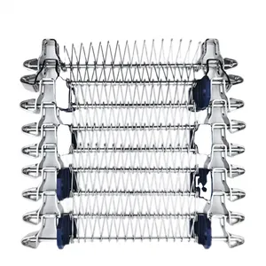 Custom Chain-driven Stainless Steel Wire Mesh Conveyor Belts, High-temperature Resistant Metal Belts, Widths 300, 500, 800 mm thumbnail-5