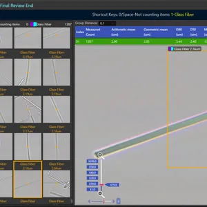 Tanvint Intelligent AI Automated Diameter Testing Equipment for Ultrafine Mineral Wool thumbnail-3