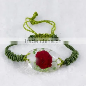 FL14 FL15 Real Flowers Resin Fashion Bracelet thumbnail-4