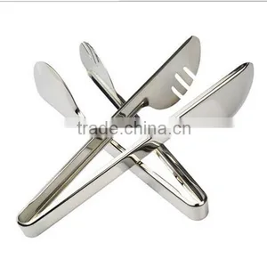 Manufacture Kitchen Tong Set Meet Tongs/ Salad Tongs/ Ice Tongs/ Stainless Steel Food Tongs Barbecue Tongs thumbnail-2