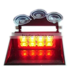 8W LED Amber Emergency Deck Dash Visor Lights for Vehicle Car HV-181 thumbnail-3