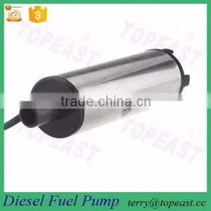 Oil Diesel Fuel Transfer Pump Submersible On/Off Switch Car Van Stainless Steel 12V/24v thumbnail-1